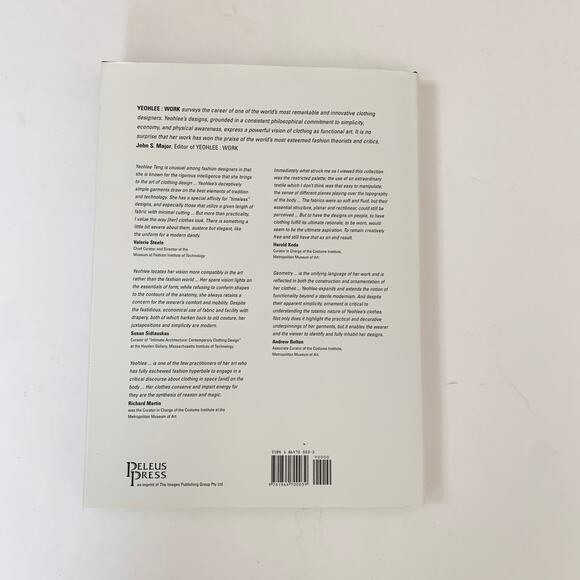 Yeohlee Teng Work Material Architecture Hardcover Coffee Table Book Black White - Picture 4 of 5